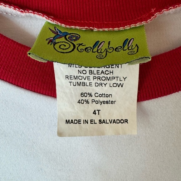 Stellybelly Kids Christmas presents Truck Shirt Size 4t - Picture 5 of 5